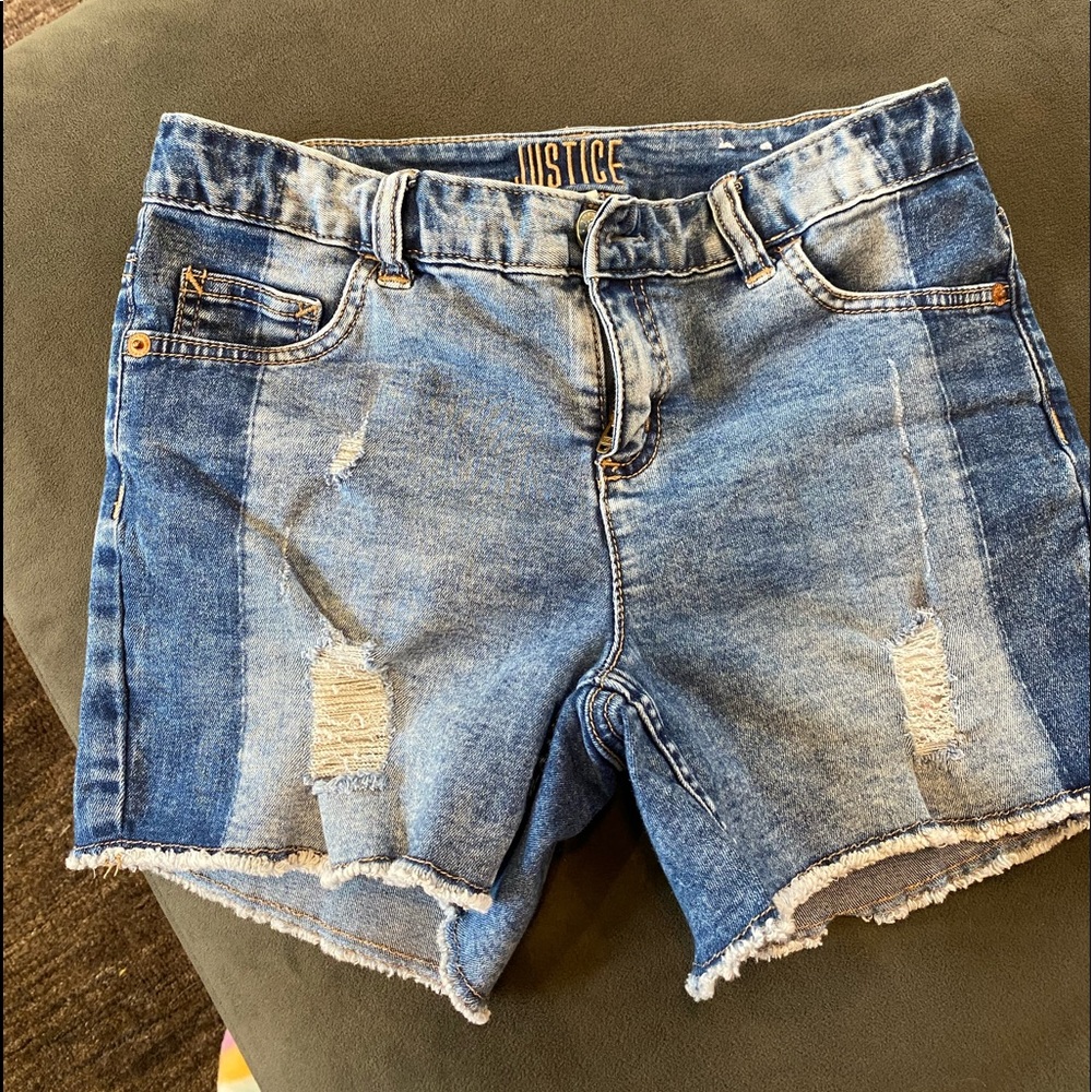 Justice jean shorts